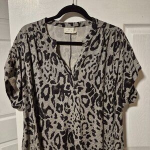 KAFFE - Animal print top - size 38 (fits size 12)   NWOT